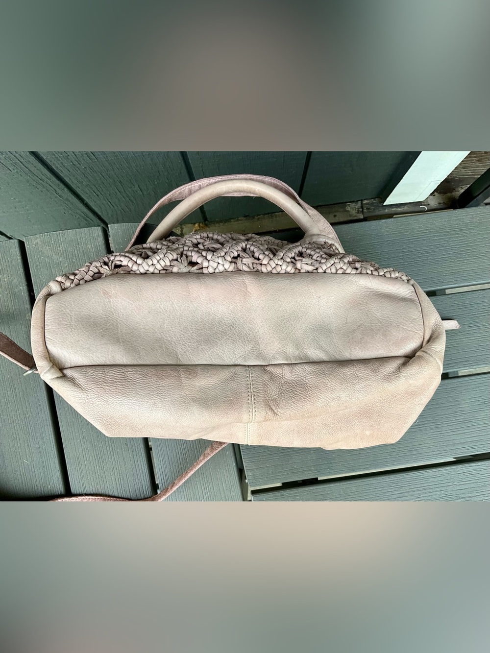 LATICO LEATHER Hand-Woven Kate Handbag W/ Crossbody Strap - Picture 7 of 14